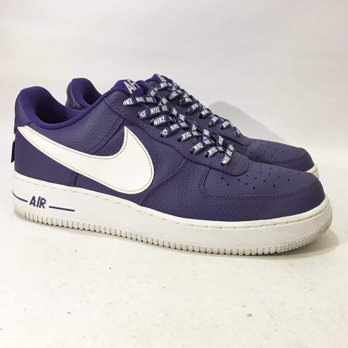 28cm NIKE AIR FORCE 1 07 LV8 NBA LOVE FOR THE 1 823511-501 ナイキ エアフォース 1 07 レベル8 パープル 2-120531 2100000319268 TYO拍卖
