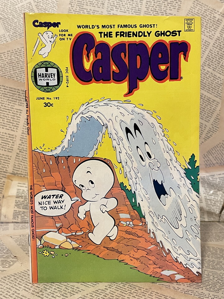 ☆1970年代/キャスパー/コミック/アメコミ/即決ビンテージUSA/カートゥーン/Casper/Comic(1977/No.192)拍卖