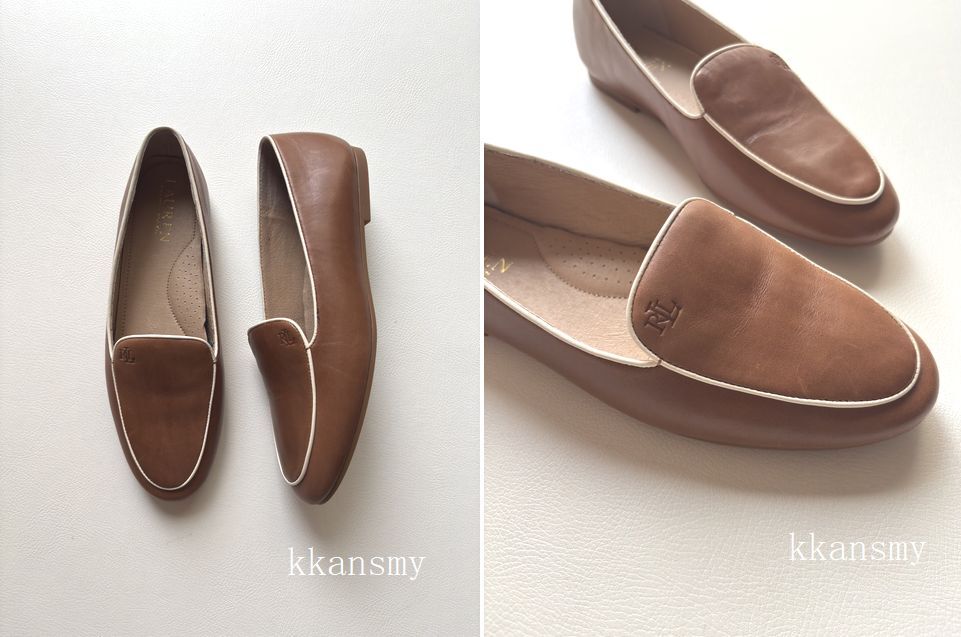 LAUREN RALPH LAURENラルフローレン*フラットシューズ7.5拍卖