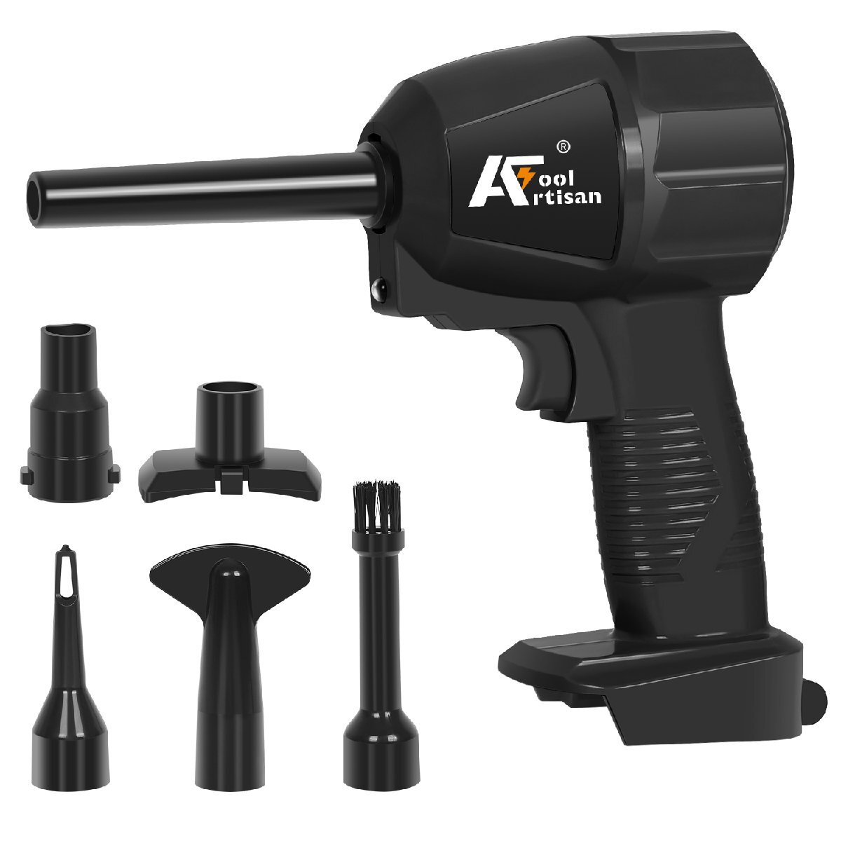 アルチザンツール 充電式エアダスター 黒ブラック AT-AD02BK 強力吹き飛ばし マキタ18Vバッテリー対応(バッテリー別売り)拍卖