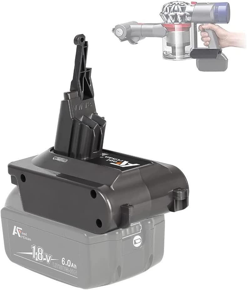 ダイソンV7V8変換アダプター マキタ18Vバッテリーが使用可能に dyson 掃除 マキタ BL1850B BL1860B 対応 アタッチメント バッテリー別売拍卖