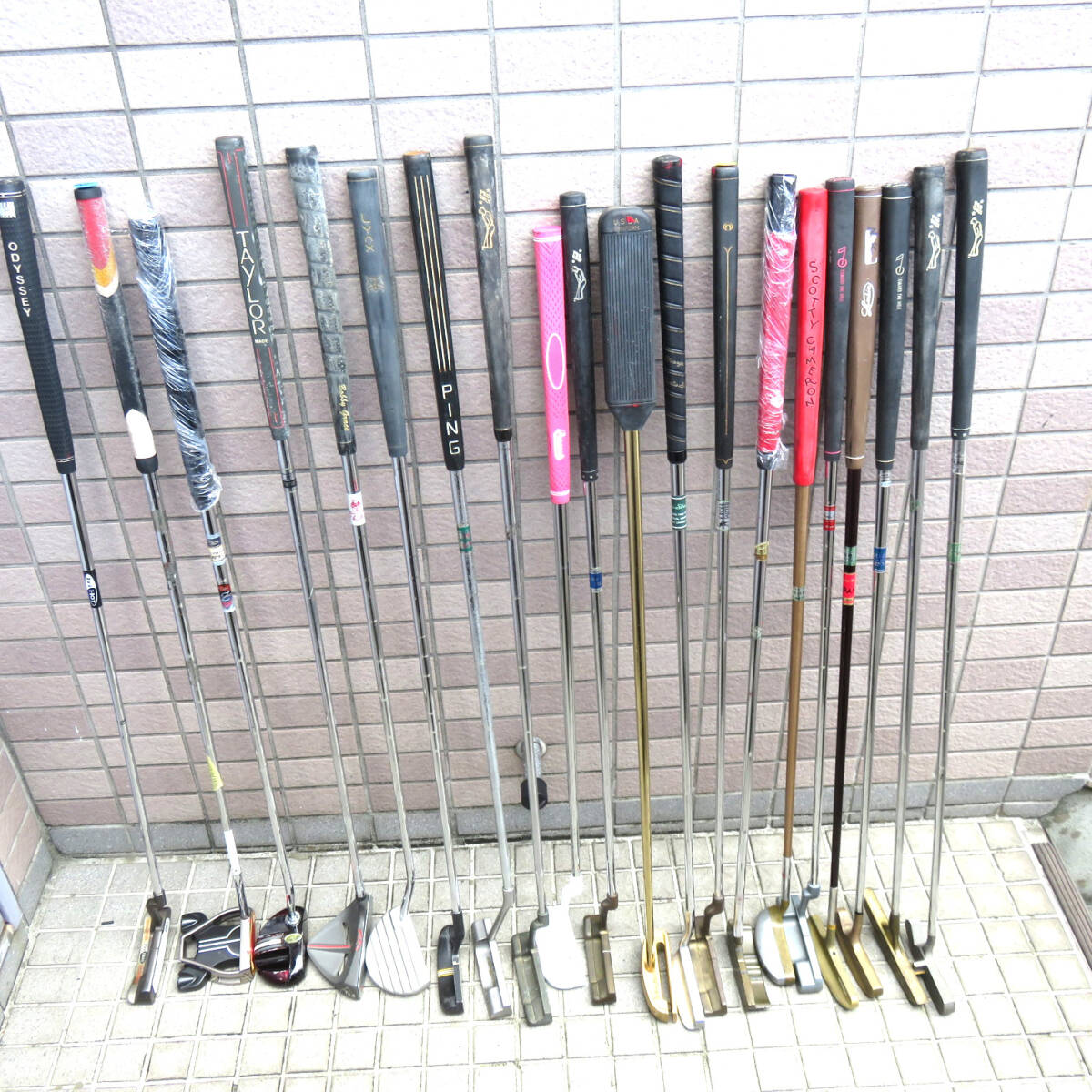 パター まとめ売りセット 20本 中古アソート オデッセイ テーラーメイド ピン など 拍卖