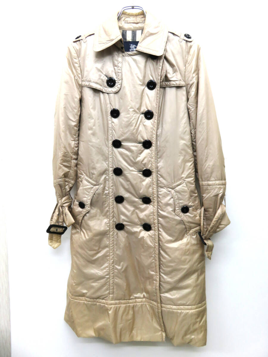 BURBERRY LONDON バーバリーロンドン 中綿 トレンチコート ノバチェック レディース拍卖