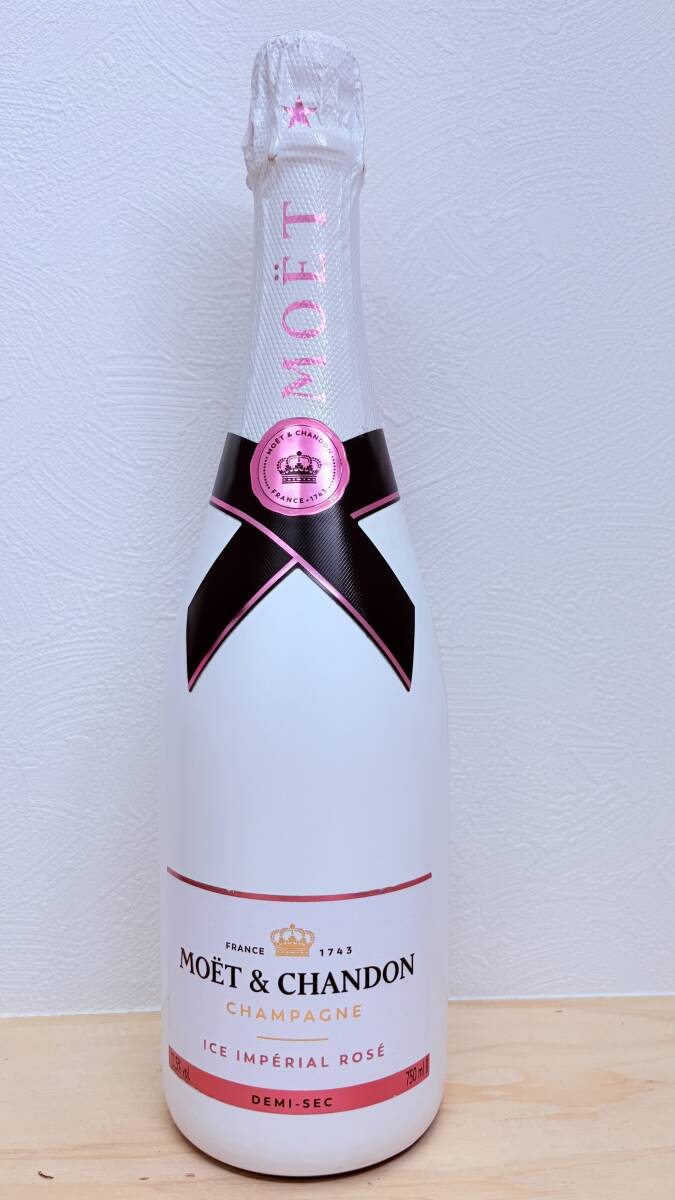 A-410AM 【未開栓】 MOET & CHANDON ICE IMPERIAL ROSE DEMI-SEC モエ エ シャンドン アイス アンペリアル ロゼ ドゥミセック 750ml拍卖