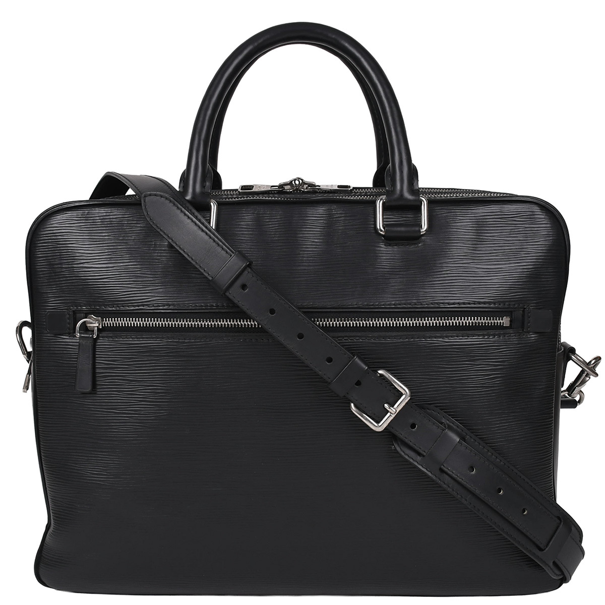 ルイヴィトン LOUIS VUITTON エピ 2way ビジネスバッグ ブリーフケース ショルダーバッグ メンズ レザー ノワール ブラック 黒 中古拍卖