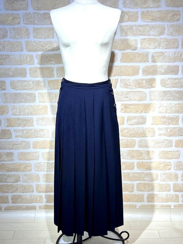 AD1991 tricot COMME des GARCONS/トリコ コムデギャルソン ウール100% プリーツスカート Mサイズ 【1152y3】拍卖