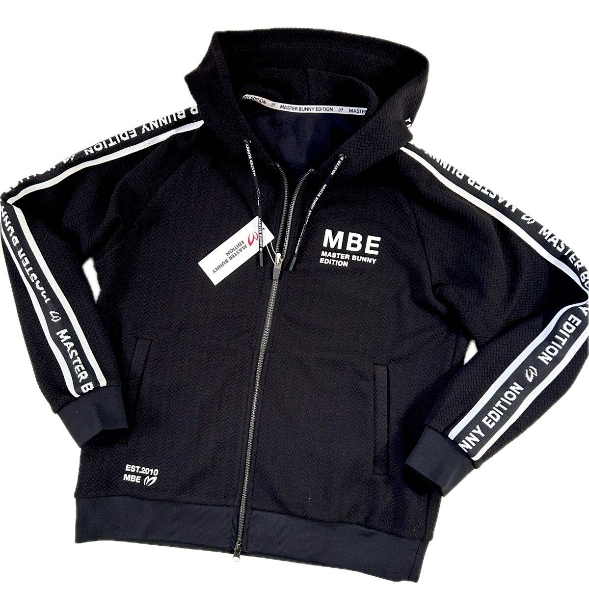 ☆新品☆マスターバニーエディション by PEARLY GATES / MBE ロゴライン フルジップ パーカー 裏起毛保温 / サイズ4 拍卖