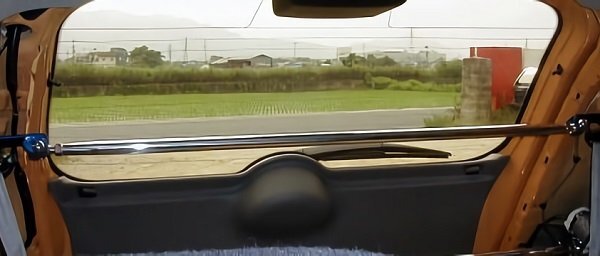 ■新品 カワイワークス リアピラーバー(ストレート) マーチ K12/AK12/BK12拍卖