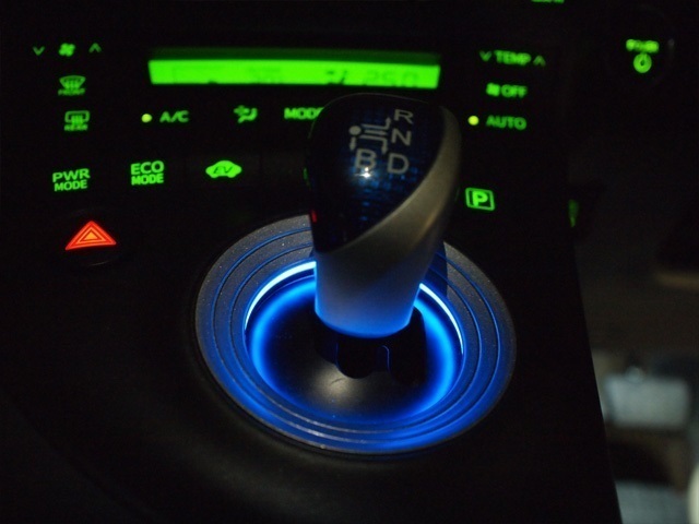 ジュナック シフトイルミネーション LEDブルー プリウス ZVW30拍卖