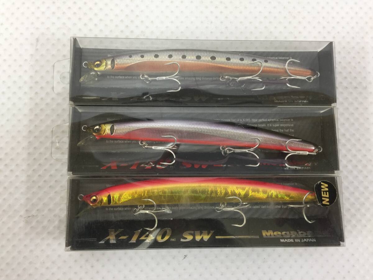 tac14; 未使用 メガバス X-140 SW 3個セット拍卖