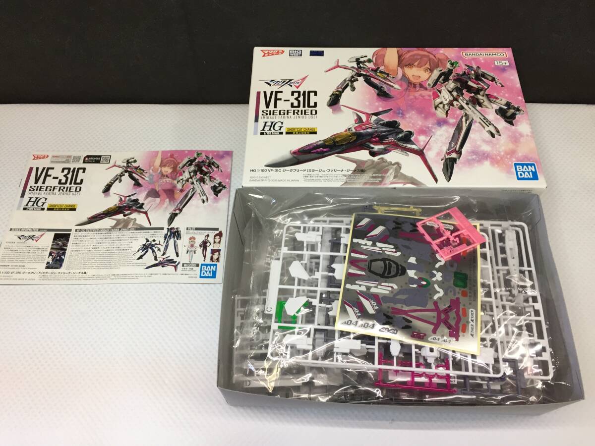 ofc56s 未組立 1/100 HG VF-31C ジークフリード(ミラージュ・ファリーナ・ジーナス機) 「マクロスΔ」 プラモデル拍卖