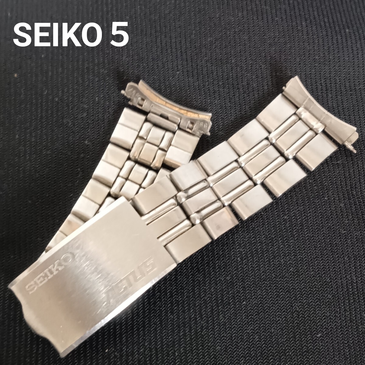 1101-5 綺麗 SEIKO 5 ACTUS セイコー 5 アクタス メンズ 腕時計 18mm 交換ベルト バンド 純正ベルト拍卖