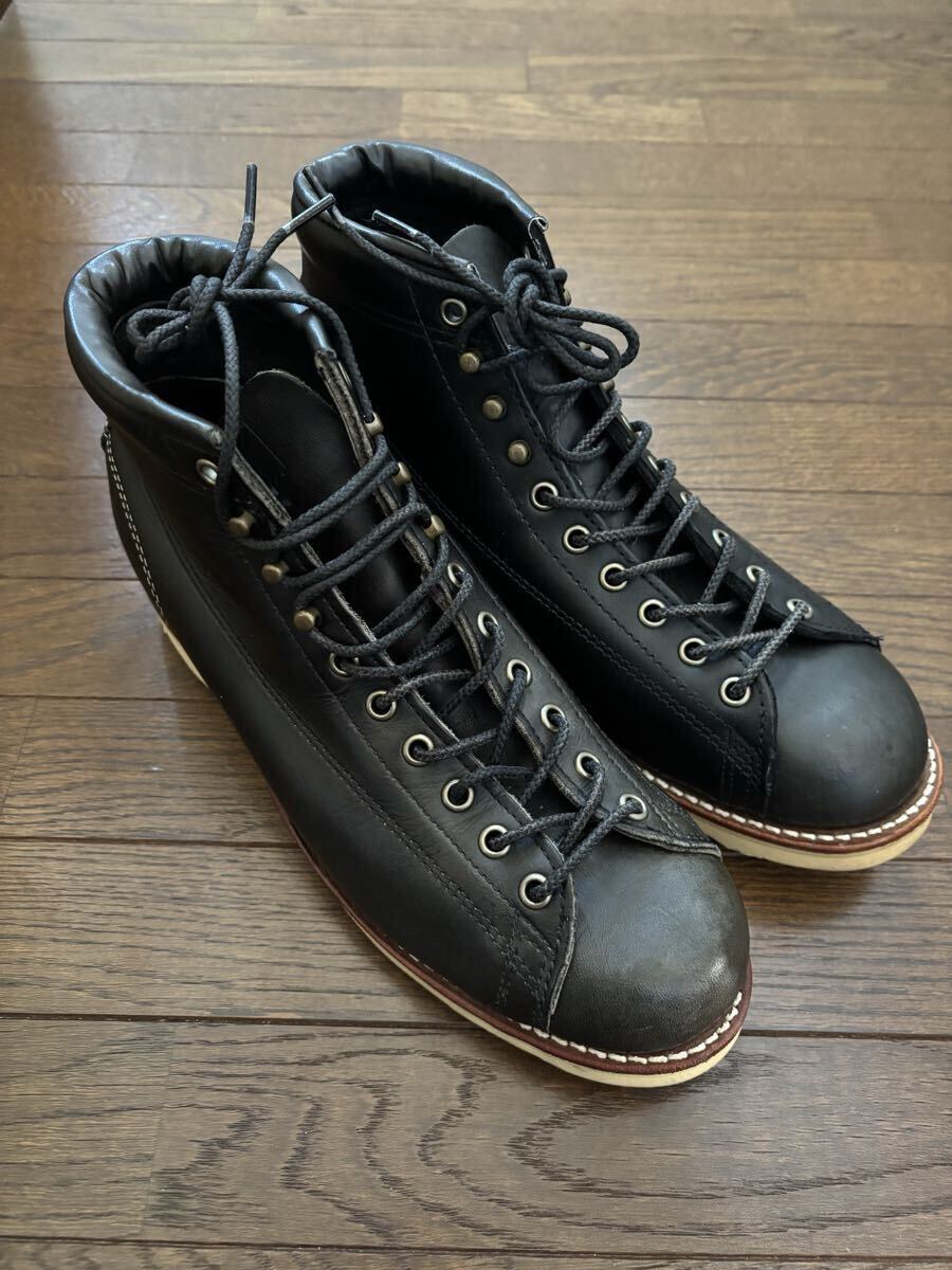 良品 CHIPPEWA ブリッジマン モンキーブーツ ブラック USA製 27㎝拍卖