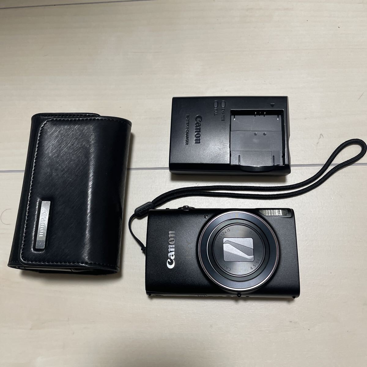 Canon キャノン コンパクトデジタルカメラ IXY650 PC2274 ブラック ケース バッテリー 充電器拍卖