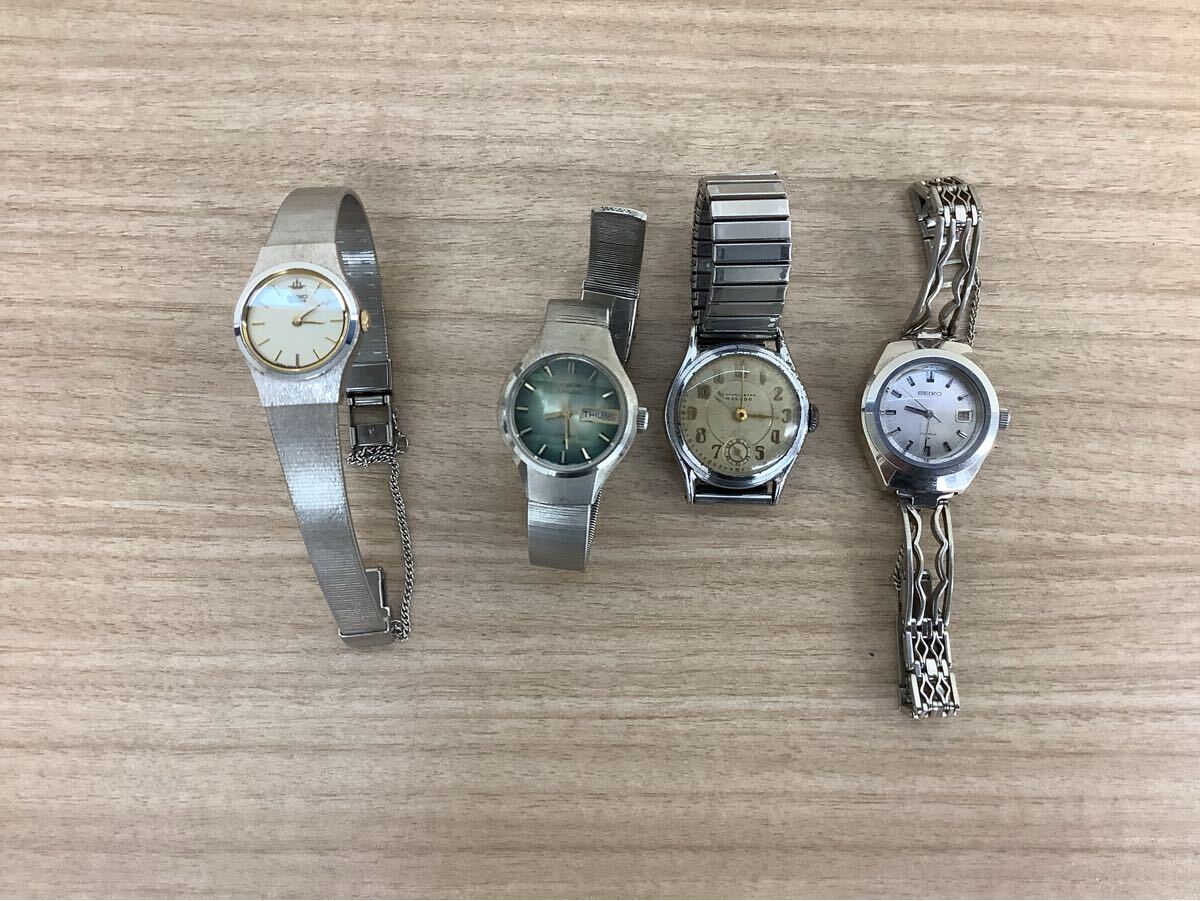 ◯営KU006-A6T60【埼玉発】SEIKO セイコー 2202-0030 / 2706-0150 / Y002-0310 / MOVIDO 腕時計 4点まとめ 手巻き クオーツ 現状品拍卖