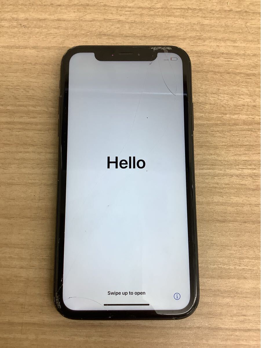 ◯営NI083-A9T60【埼玉発】Apple iPhoneXR MT0GJ/A 128GB SIMロックあり IMEI判定:docomo◯ 画面、裏面割れあり 初期化済 現状品拍卖