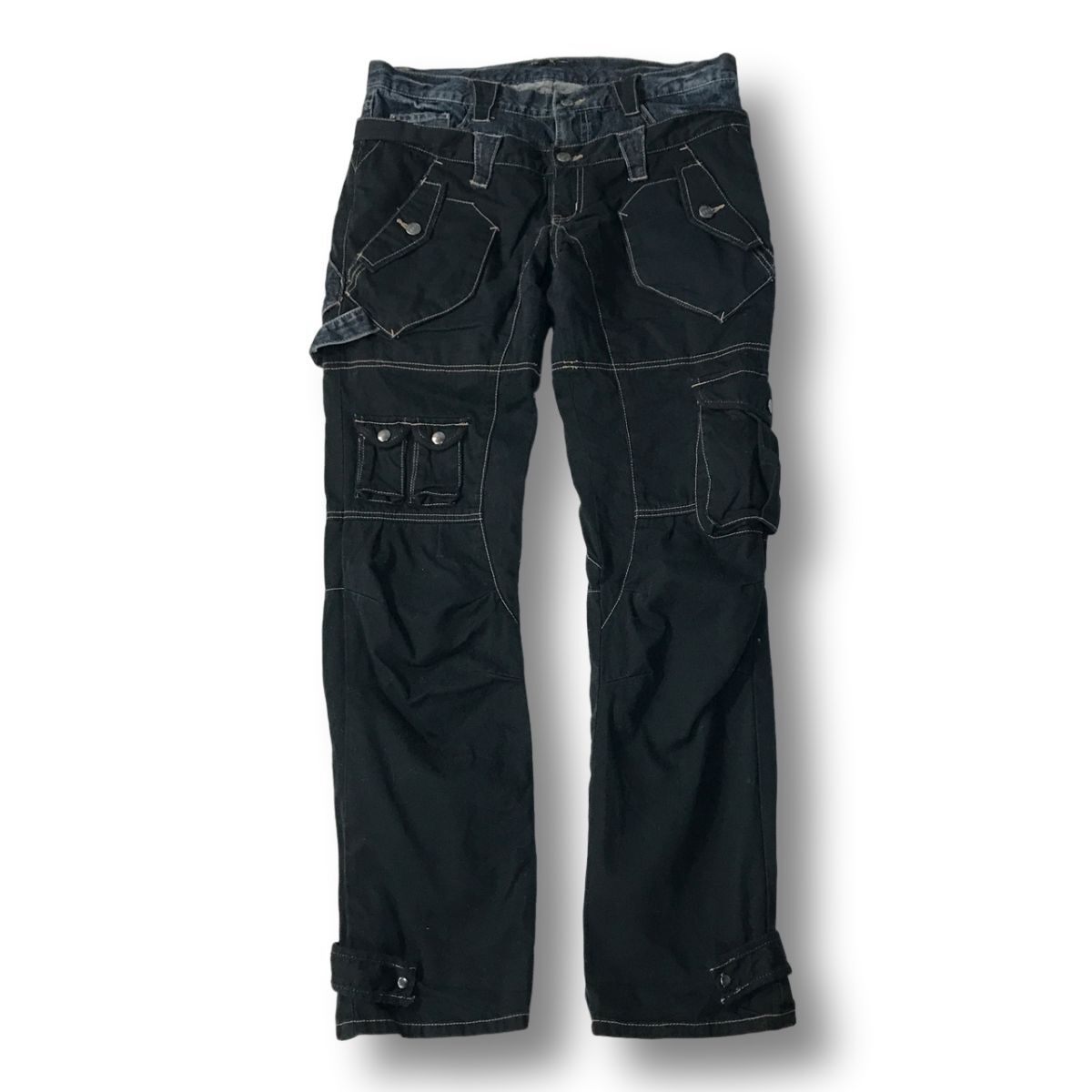 《良品◎》PPFM ペイトンプレイスフォーメン★デザイン*デニムパンツ*ジーンズ*ブラック/インディゴブルー(MA9674)◆S80拍卖