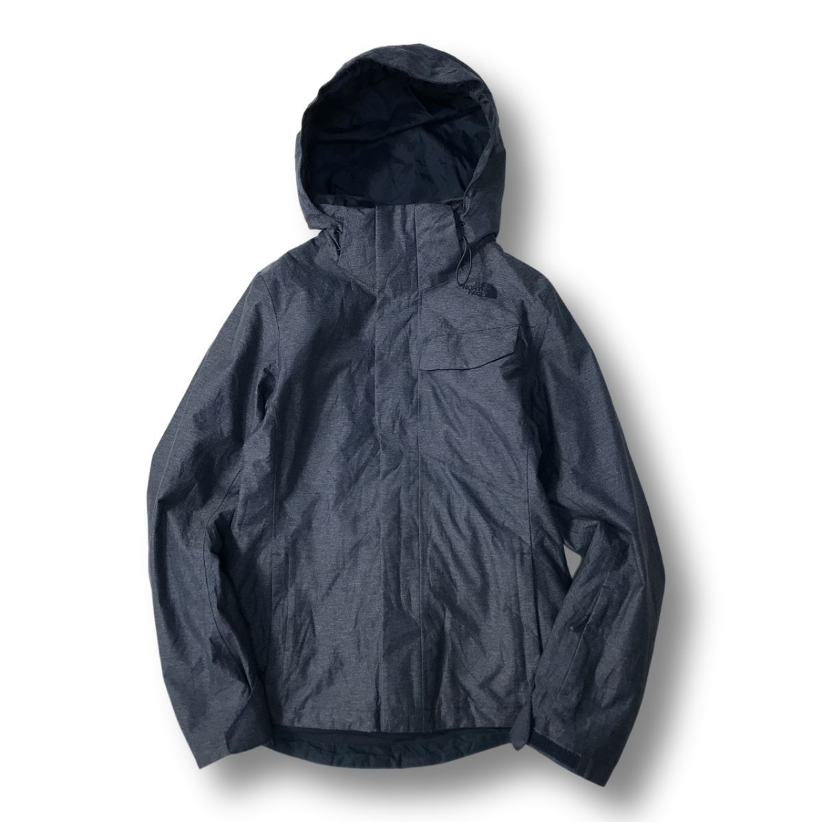 《良品◎》THE NORTH FACE ノースフェイス★フリースライナー付*マウンテンパーカー*ネイビー*サイズS(MW5602)◆S80拍卖