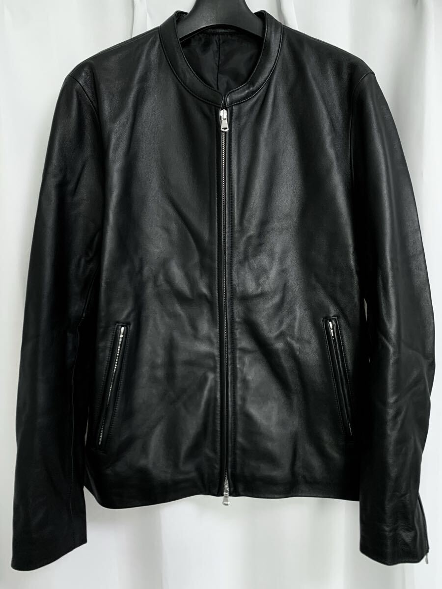 人気Lサイズ◎美品◎送料無料【 tk.TAKEO KIKUCHI 】羊革 ラムレザー シングルライダースジャケット ★ 本革 the shop tk mixpice ワールド拍卖