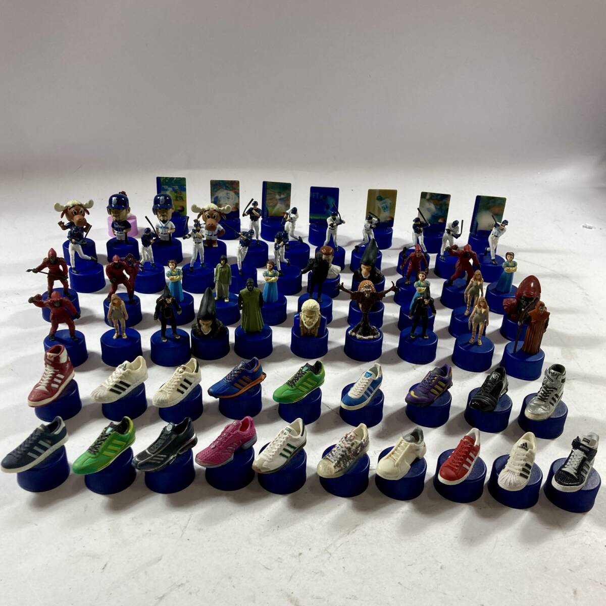 ★ ペットボトル飲料おまけ ボトルキャップ まとめ商品 PEPSI ペプシ adidas スニーカー 猿の惑星 イチロー マリナーズ 現状品 0.6kg拍卖