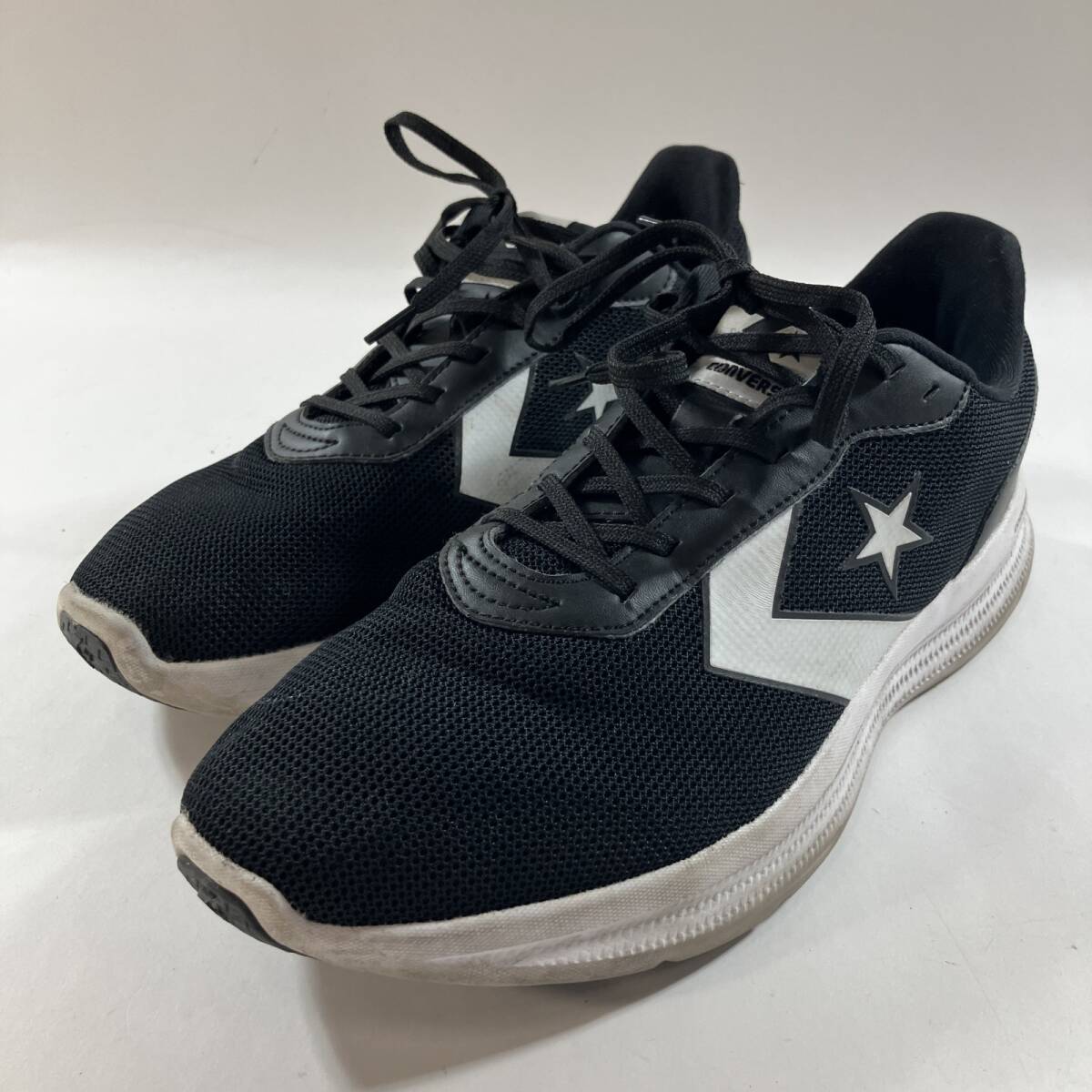 ★ CONVERSE コンバース スニーカー DAYSTAR ランニングシューズ ブラック/ホワイト US9 (27cm) メンズ 0.6kg拍卖