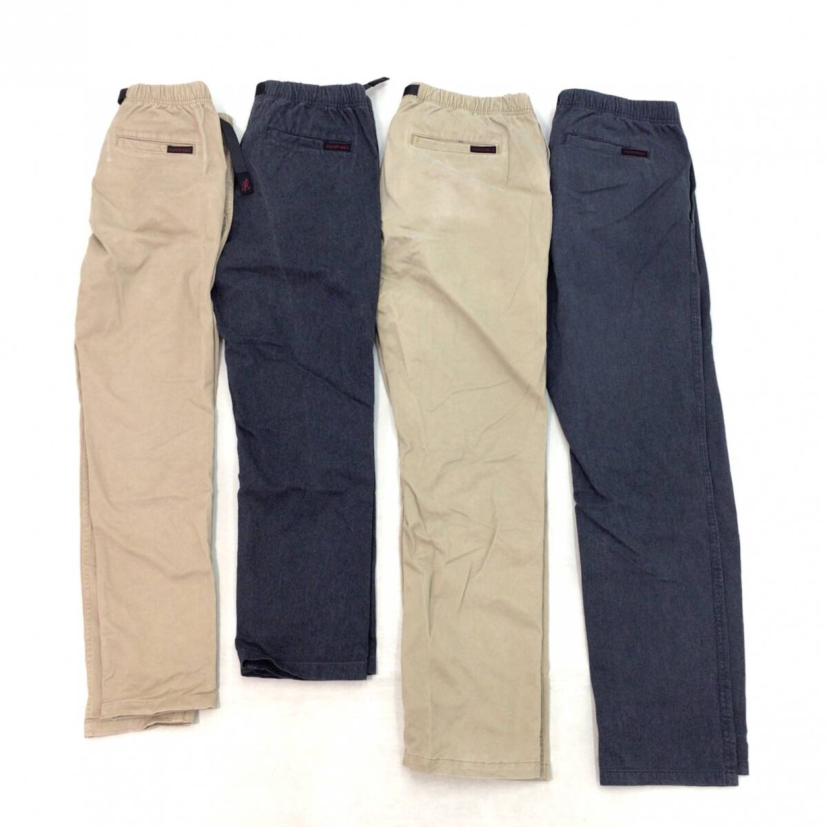 ■ Gramicci グラミチ アウトドア パンツ ボトムス 4点 まとめ商品 メンズ・レディースMIX ロング ベルト 古着 中古卸 1.84kg拍卖