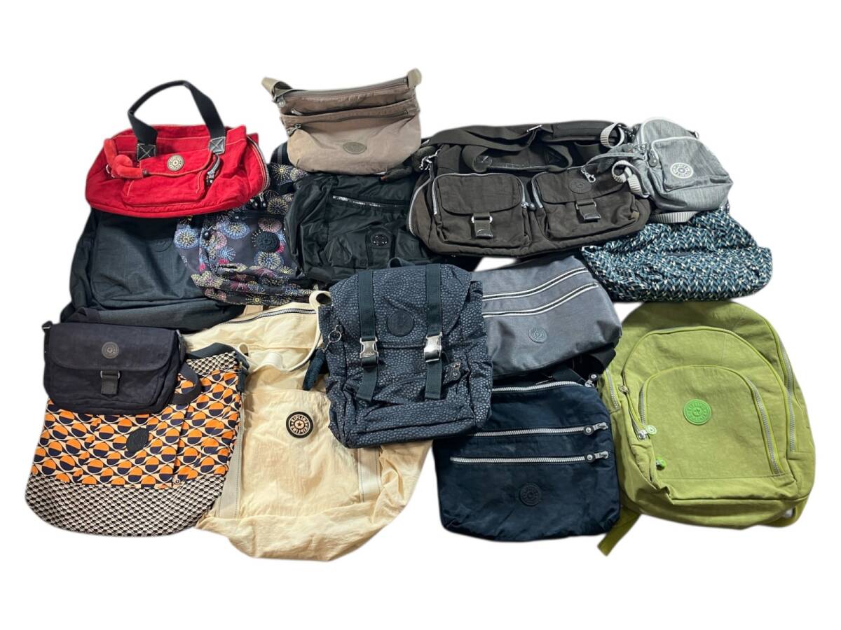 ★ Kipling キプリング 16点 まとめ商品 トートバッグ ショルダーバッグ ハンドバッグ 等 ゴリラ モンキーチャーム 卸 現状品 6.3kg拍卖