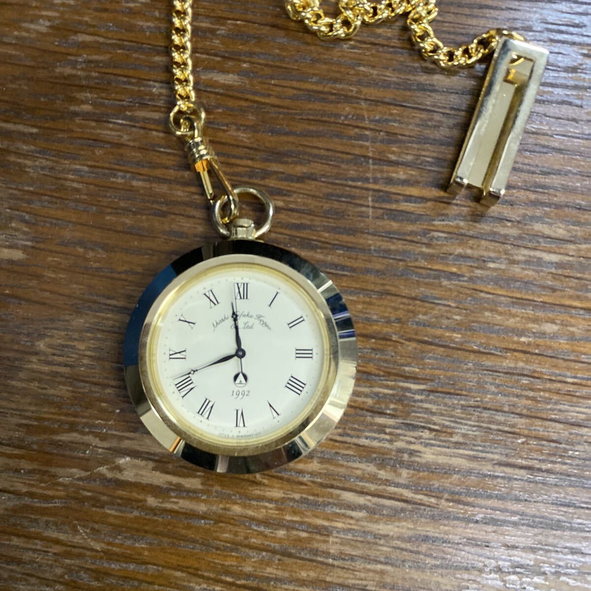 S 懐中時計 オリエント時計 ゴールドカラー拍卖