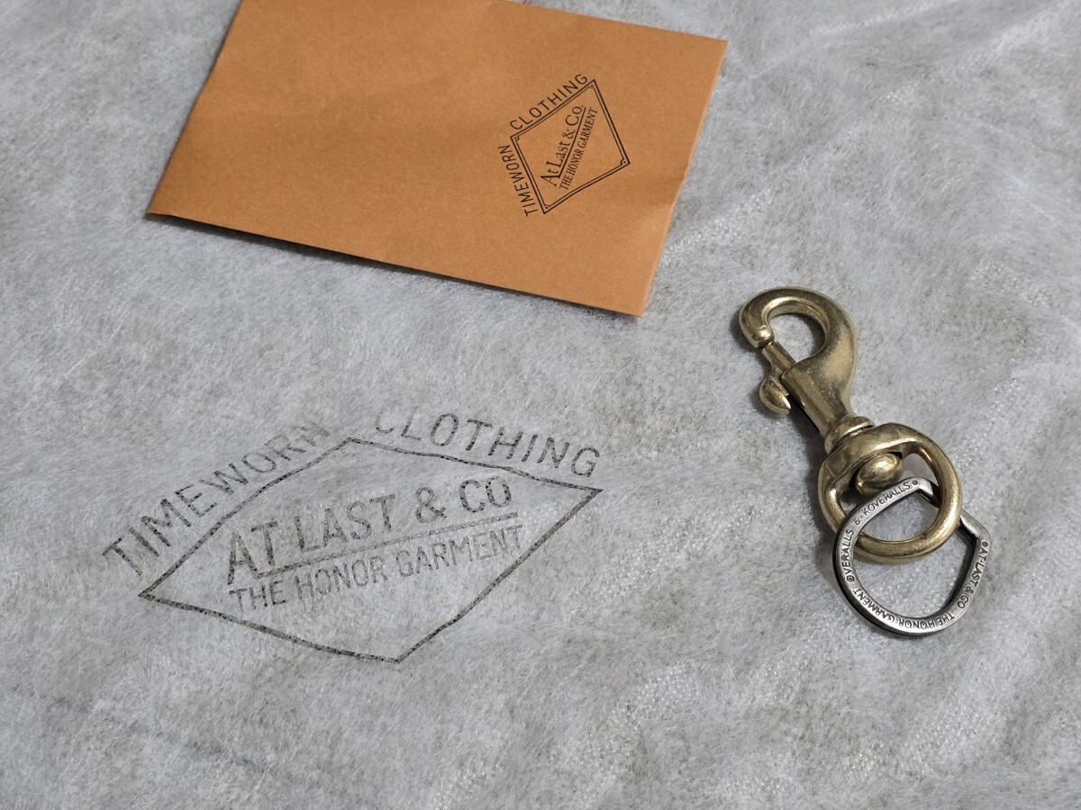 アットラスト キーリング TIMEWORN CLOTHING ATLAST ブッチャープロダクツ キーホルダー 新品 BUTCHER PRODUCTS TENDERLOIN拍卖