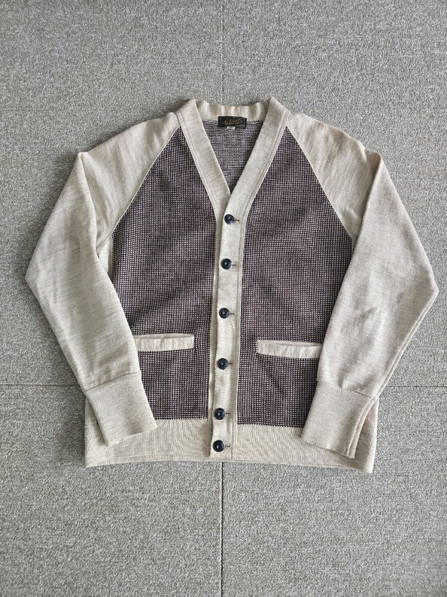 アットラスト ウール カーディガン 40 TIMEWORN ATLAST Butcher products ブッチャープロダクツ ライダース WOOL CARDIGAN 拍卖
