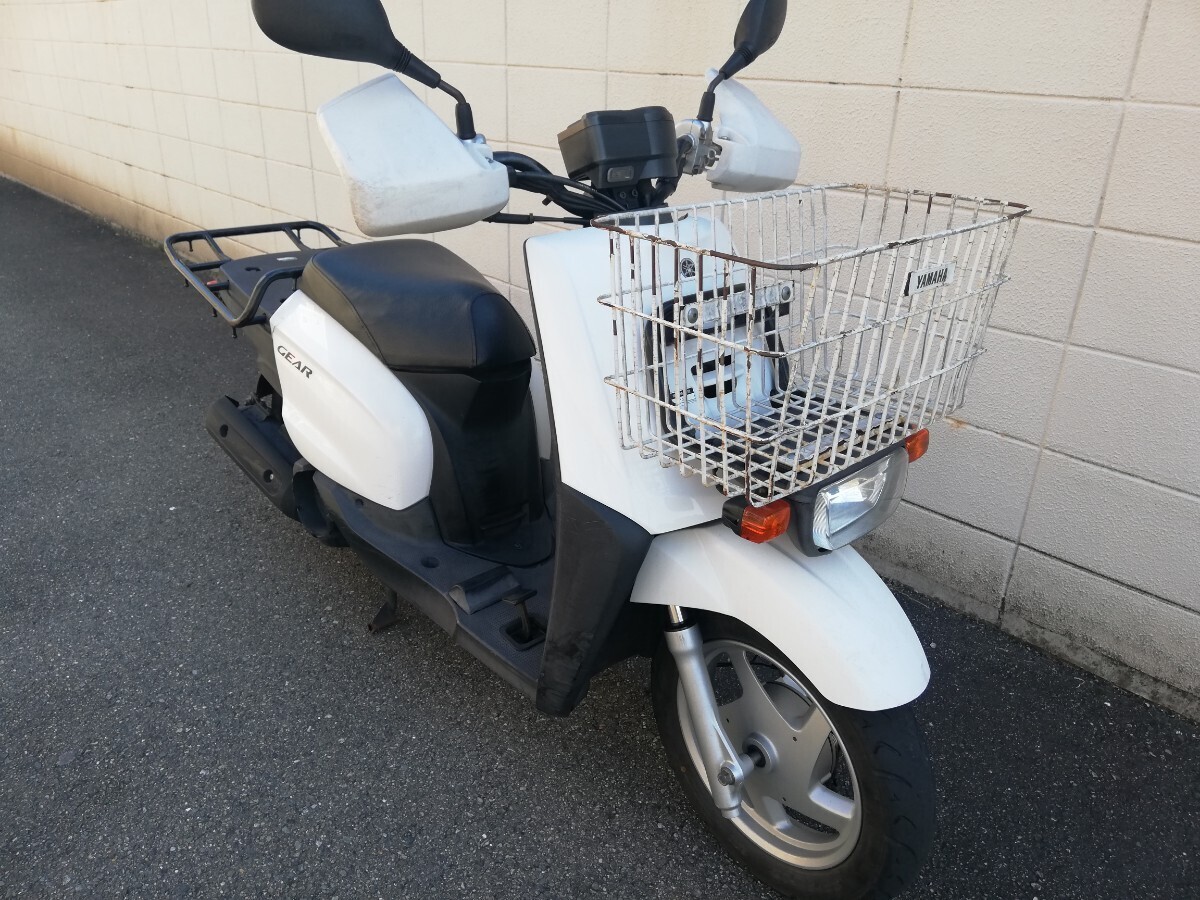ヤマハ GEAR ニュースギア UA07J 49779km インジェクション 4サイクル 50cc 原付 スクーター 福岡県糟屋郡より拍卖