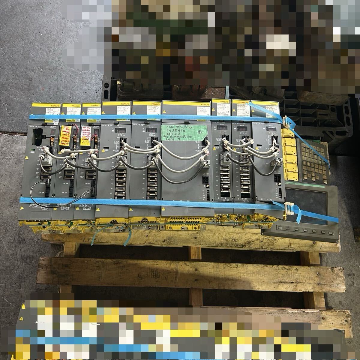 T2475 FANUC ファナック 電子部品 画面 他 *村田機械のCNC旋盤 MD120(2002年製)からの取り外し【ジャンク品】拍卖