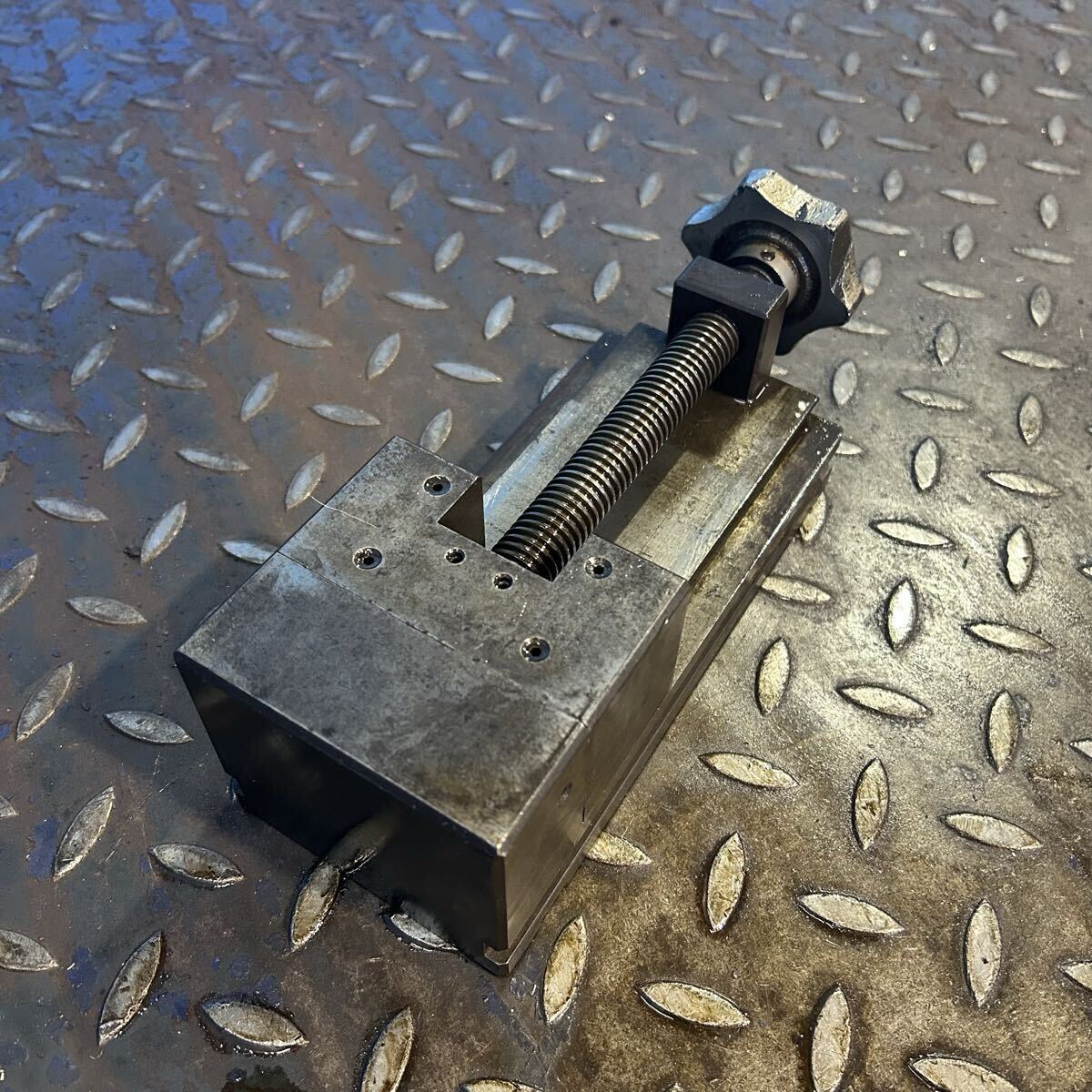 T2543 バイス 口幅約90mm 開き約120mm *動作良好拍卖