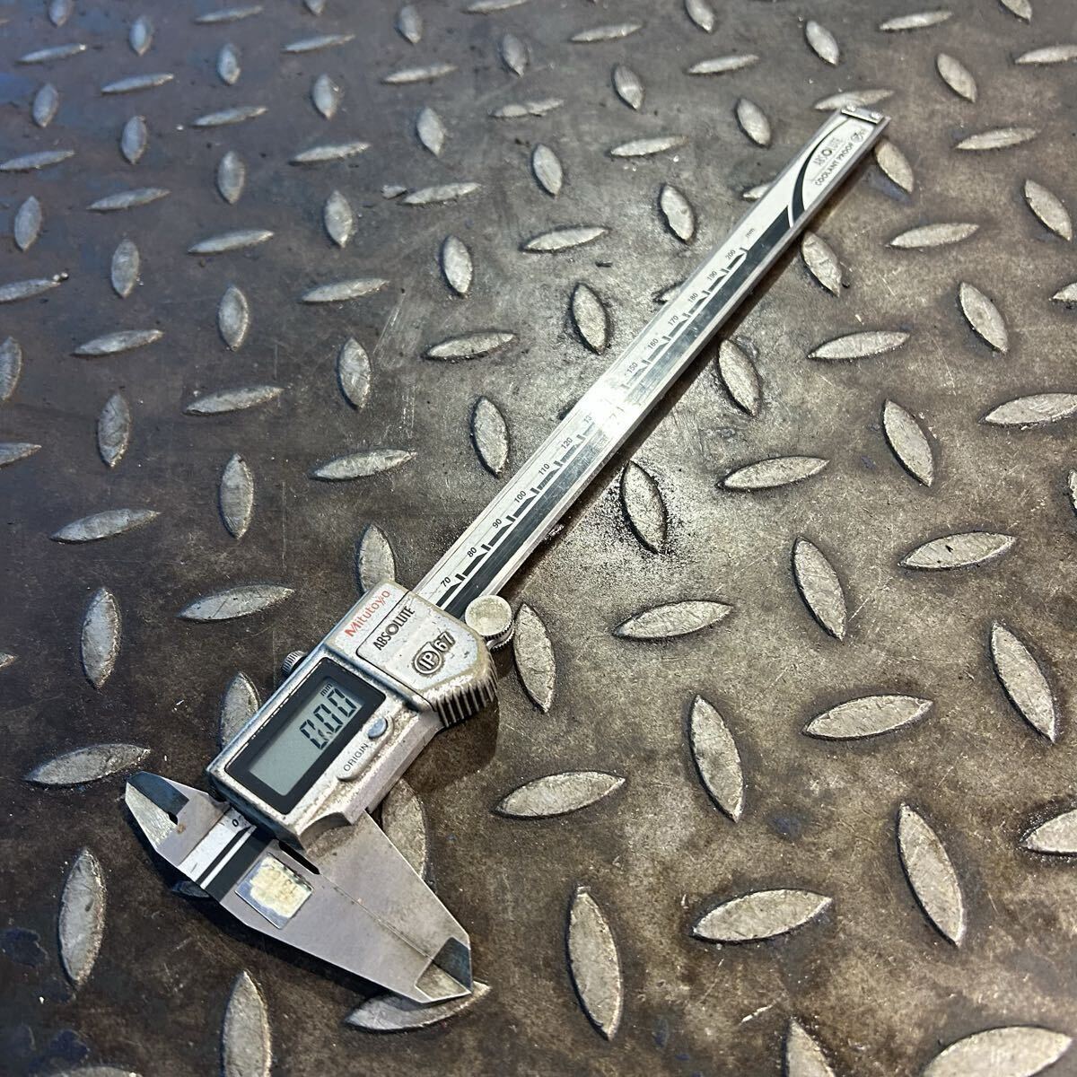 T2606 Mitutoyo ミツトヨ クーラントプルーフキャリパ デジタルノギス CD20-PSX 200mm (電池は現状渡し)拍卖