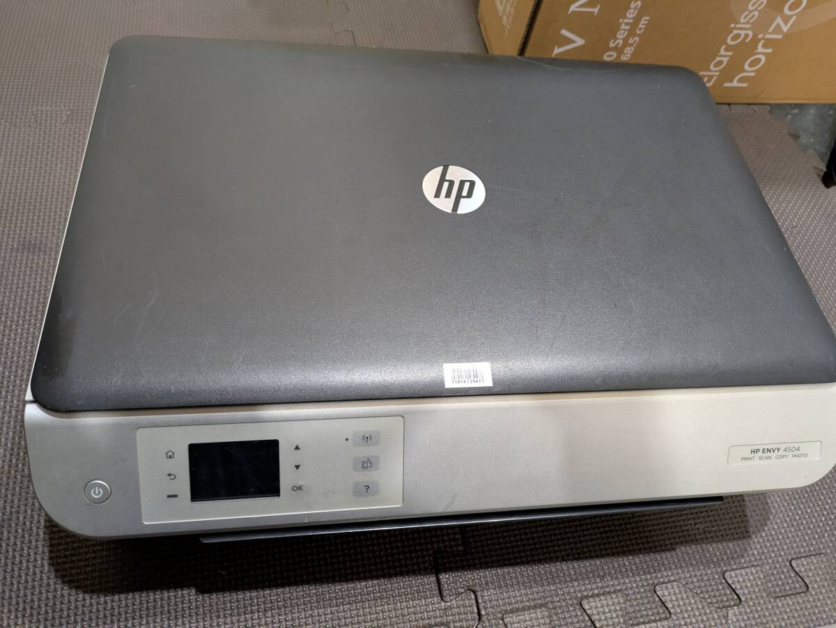 HP プリンター インクジェット 複合機 ENVY4504 カラ-インク交換済 現状品 10142547-45962拍卖