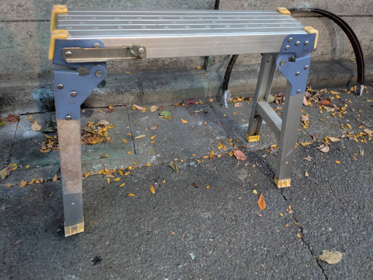 ジャンク 踏み台 足場台 折りたたみ式 60x15x60cm 現状品 10144015-45979拍卖