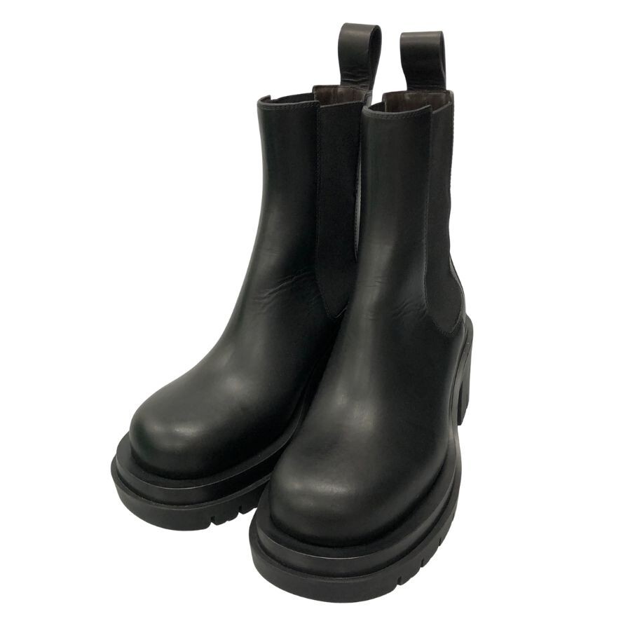 ボッテガヴェネタ ブーツ アンクルブーツ サイドゴア ブラック サイズ34.5 レディース BOTTEGA VENETA 約22.0cm【AFD6】拍卖