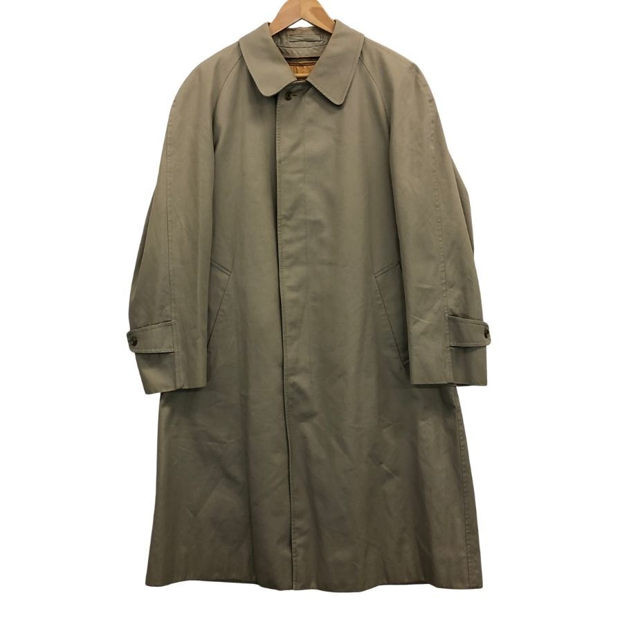 中古■ジャケット アクアスキュータム バルカラーコート 70年S ヴィンテージ イングランド製 ベージュ メンズ Mサイズ【AFA7】拍卖