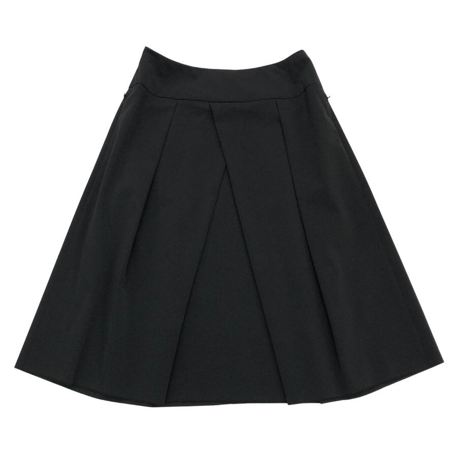 フォクシーニューヨーク スカート フレア 膝丈 18661 ブラック レディース サイズ38 FOXEY NEWYORK【AFB41】拍卖