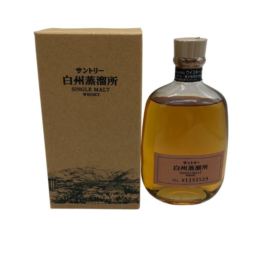 東京都限定◆サントリー 白州蒸留所 シングルモルト 300ml 43% SUNTORY SINGLE MALT ウィスキー【J1】拍卖