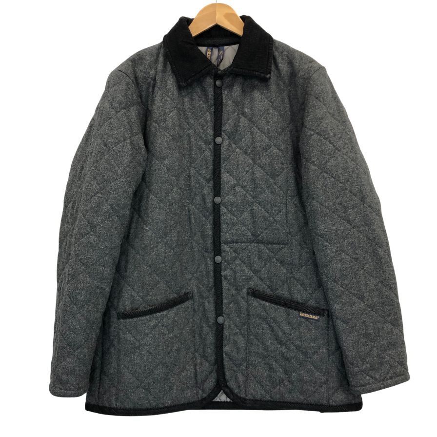 中古◆ジャケット ラベンハム キルティングジャケット ウール メンズ グレー サイズ36 LAVENHAM 【AFB25】拍卖