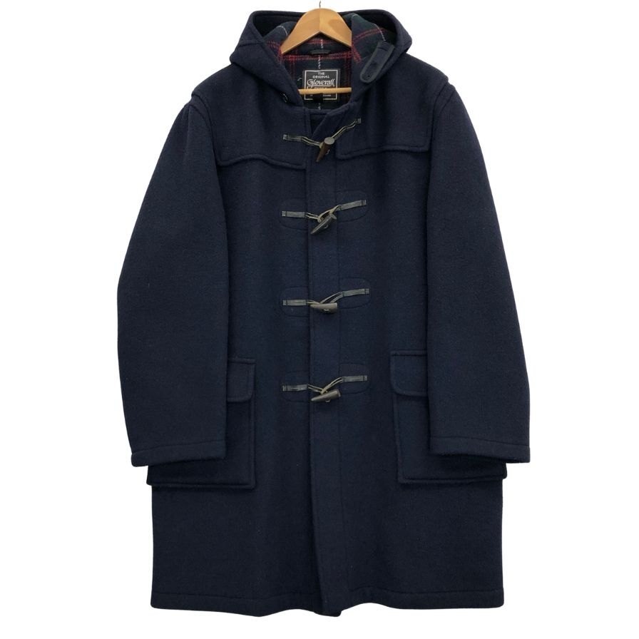 中古◆コート グローバーオール ダッフルコート 80S イングランド製 ネイビー ウール メンズ サイズUSA42 gloverall 【AFA11】拍卖