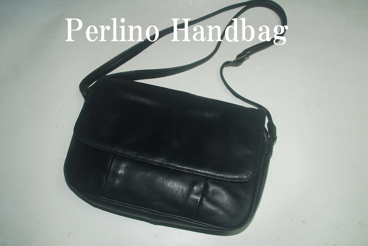BBZ260◆大幅値下げ!早い者勝ち!他で即決出品中!Periino ハンドバッグ◆黒/ブラック/存在感抜群!洗練デザイン!リュック/バックパック拍卖