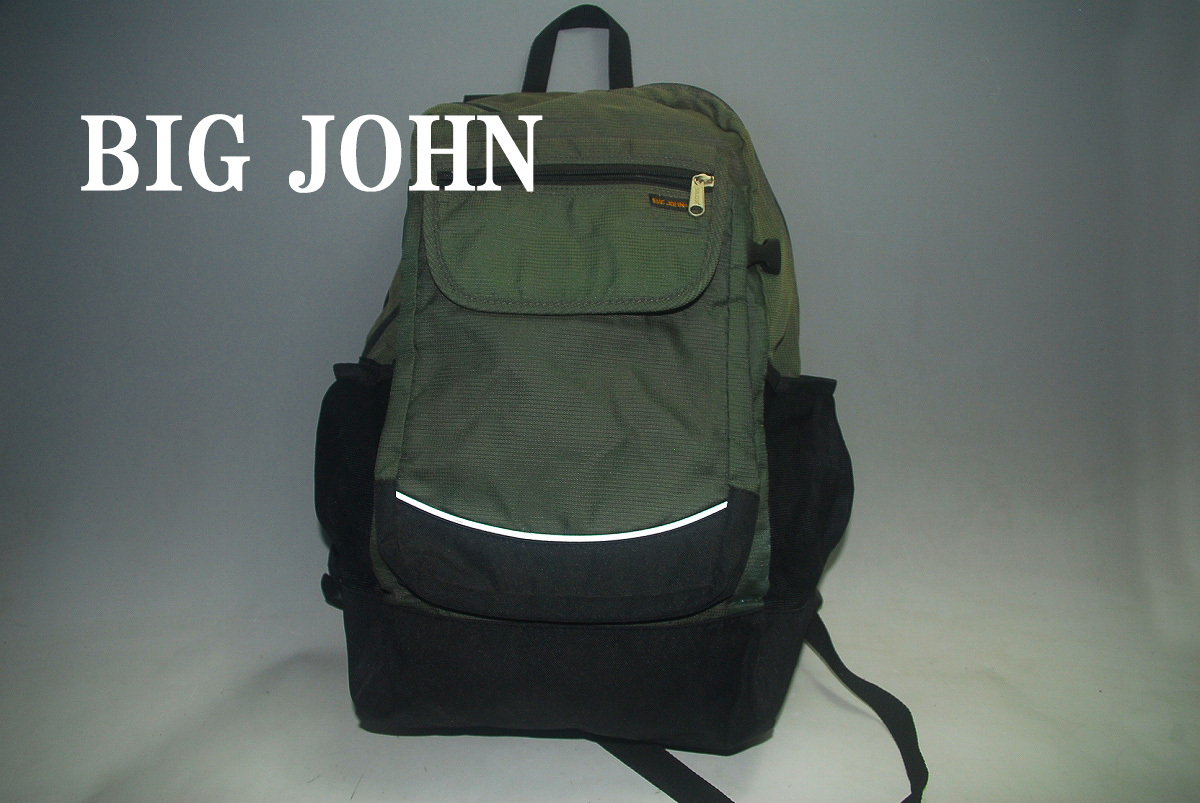 BBZ269◆大幅値下げ!早い者勝ち!他でも即決出品中!BIG JOHN◆Big John/存在感抜群!洗練されたデザイン!リュック/バックパック拍卖