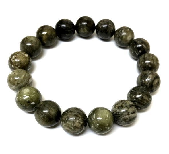 【超希少】バドガシュタイン鉱石12mmブレスレット ラジウム鉱石 レア 一円~拍卖