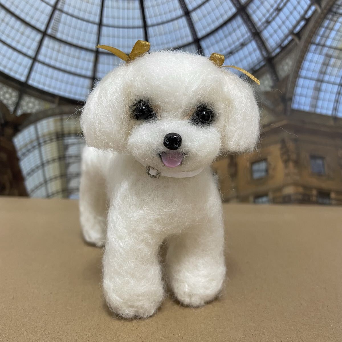 594マルチーズ・羊毛フェルト拍卖