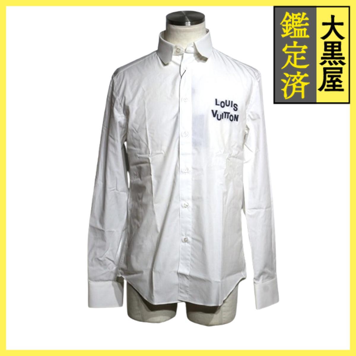 LOUIS VUITTON ルイヴィトン Yシャツ メンズXS ホワイト コットン RM202Q XFH HJS41W拍卖