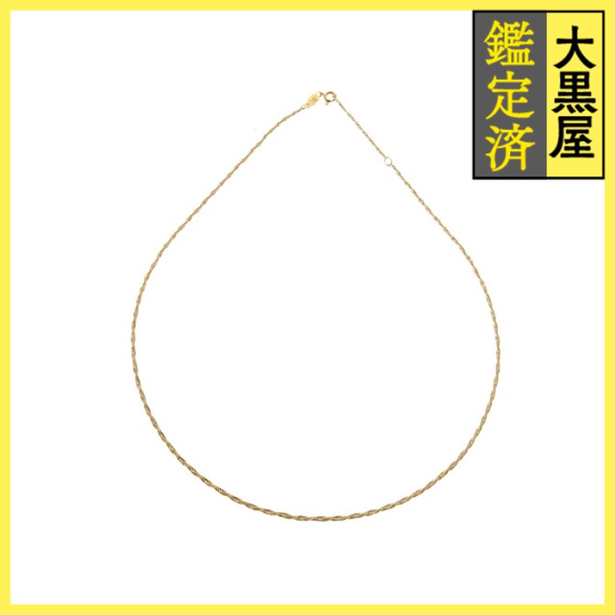 UNOAERRE ウノアエレ チェーンネックレス K18 イエローゴールド 2.4g拍卖