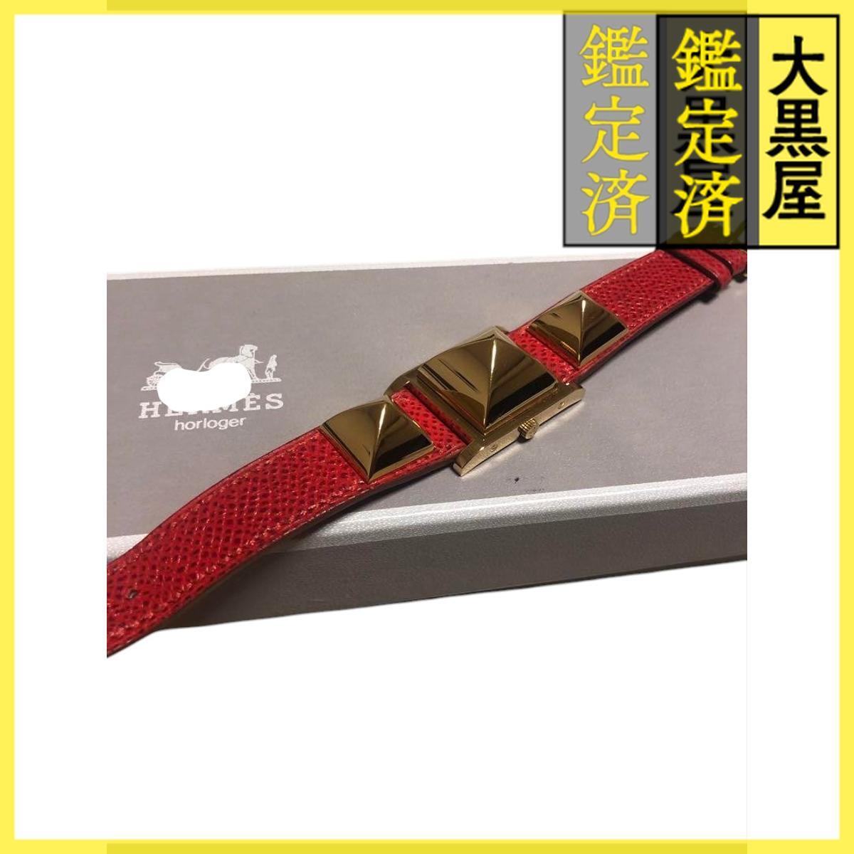 Hermes エルメス メド-ル - レザー ホワイト 時計拍卖