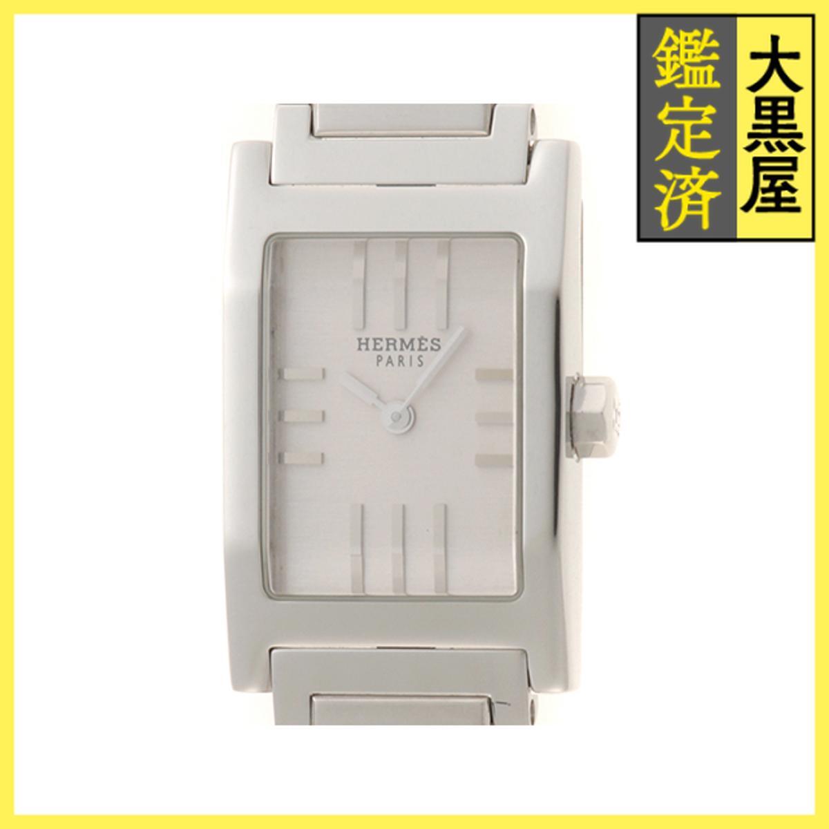Hermes エルメス タンデム TA1.210 SS シルバー 女性用/Ladies watches拍卖
